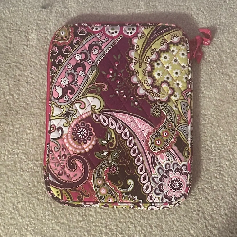 Vera Bradley iPad Mini Travel Sleeve in Very Berry Paisley